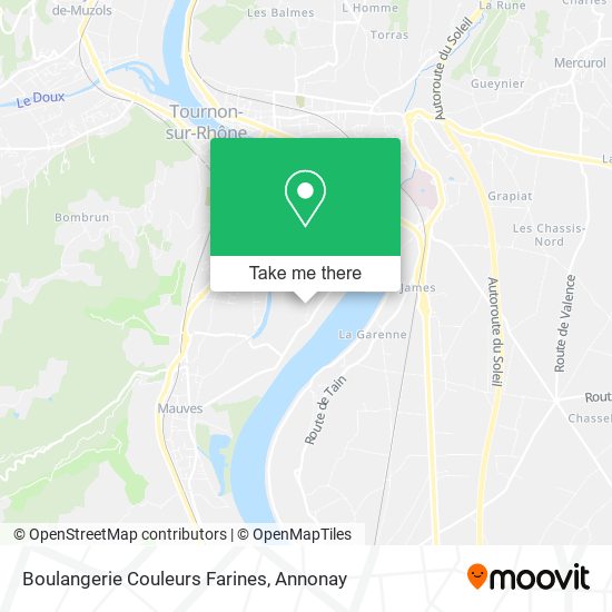 Boulangerie Couleurs Farines map