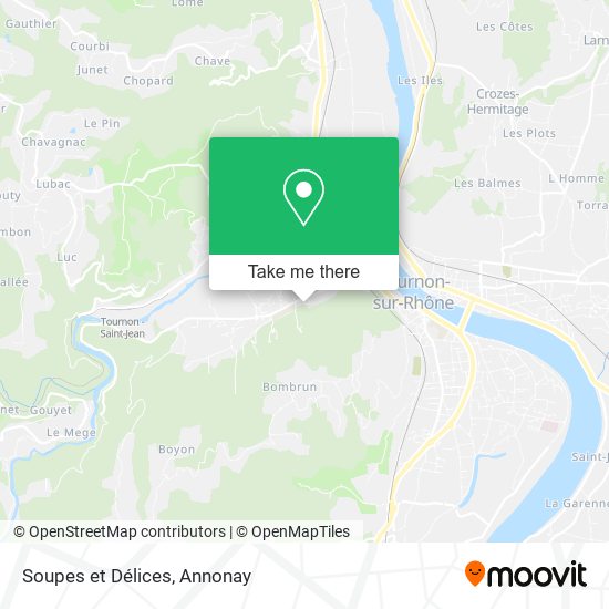 Soupes et Délices map