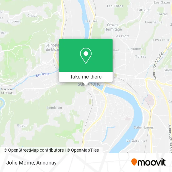 Jolie Môme map