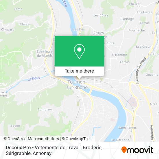 Decoux Pro - Vêtements de Travail, Broderie, Sérigraphie map
