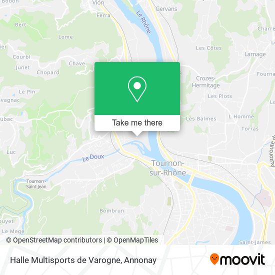 Halle Multisports de Varogne map
