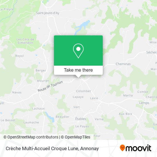 Crèche Multi-Accueil Croque Lune map