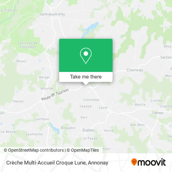 Crèche Multi-Accueil Croque Lune map