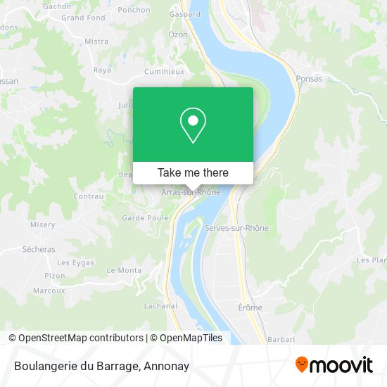 Boulangerie du Barrage map