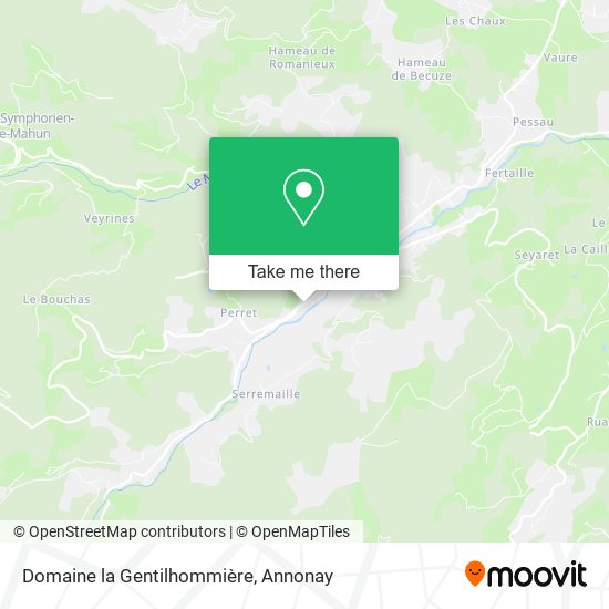 Domaine la Gentilhommière map