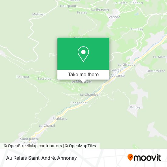 Au Relais Saint-André map