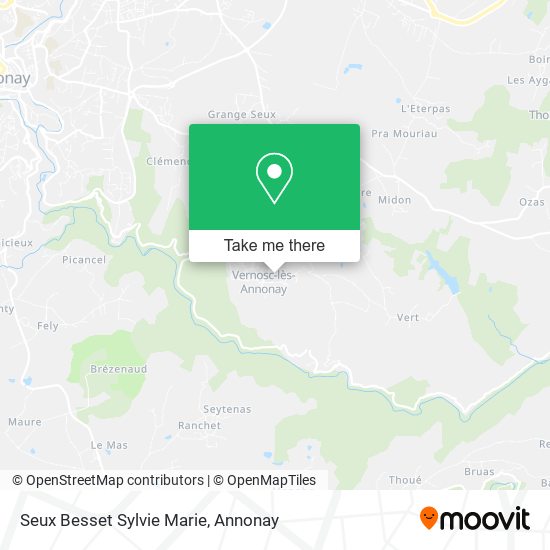 Seux Besset Sylvie Marie map