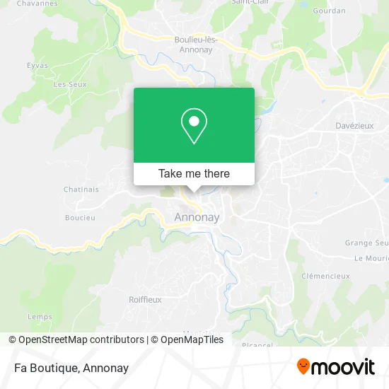 Fa Boutique map