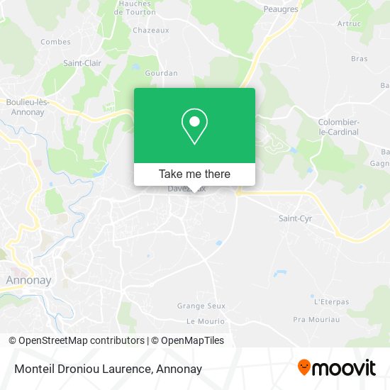 Monteil Droniou Laurence map