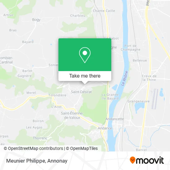 Meunier Philippe map