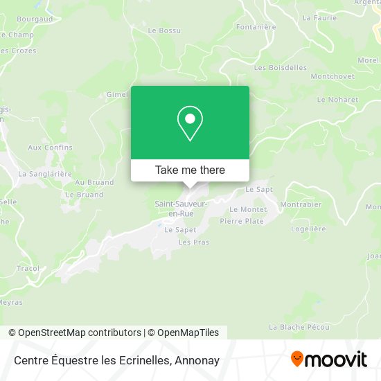 Centre Équestre les Ecrinelles map