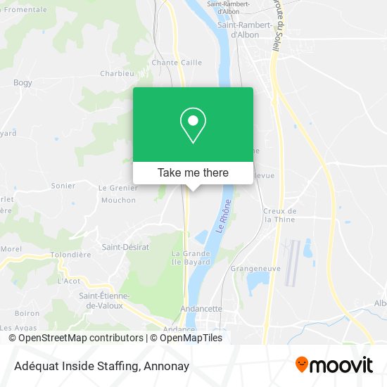 Adéquat Inside Staffing map