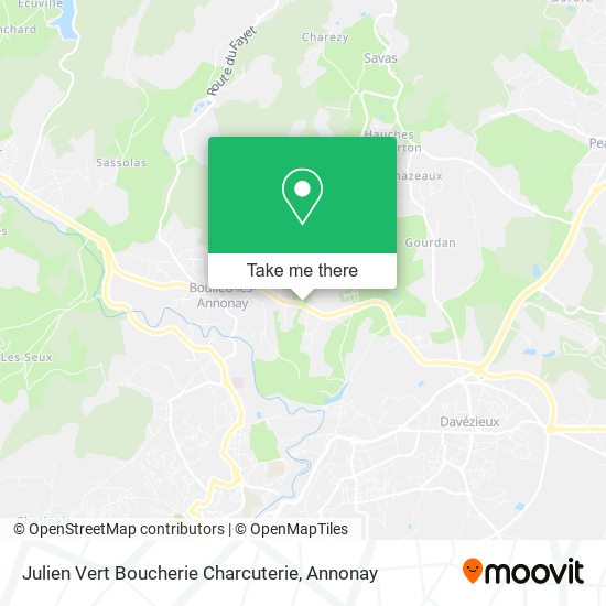 Julien Vert Boucherie Charcuterie map