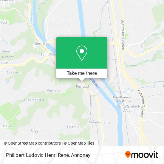 Philibert Ludovic Henri René map