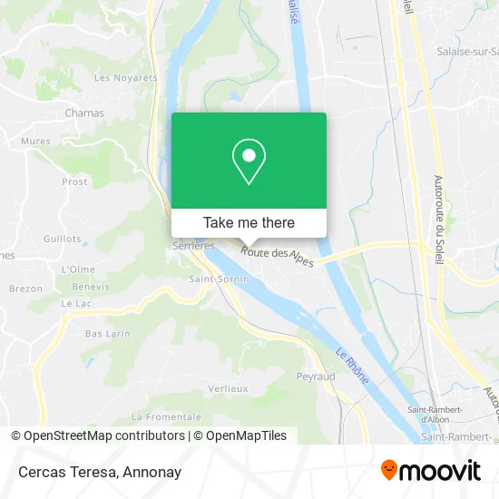 Cercas Teresa map