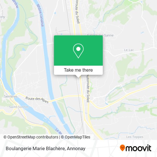 Boulangerie Marie Blachère map
