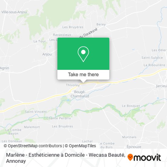 Marlène - Esthéticienne à Domicile - Wecasa Beauté map