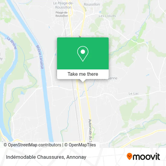 Indémodable Chaussures map