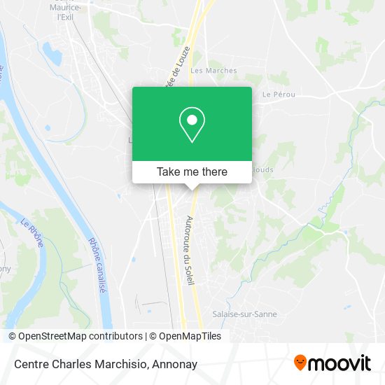 Centre Charles Marchisio map