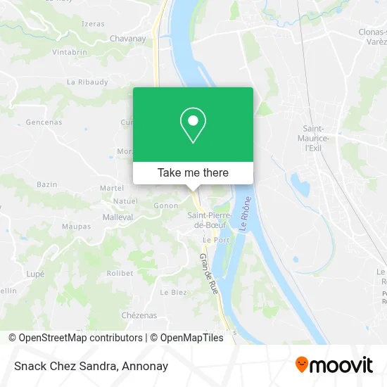Snack Chez Sandra map