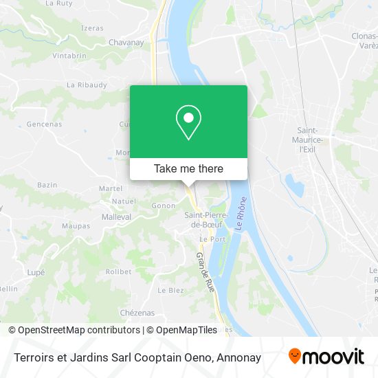 Terroirs et Jardins Sarl Cooptain Oeno map
