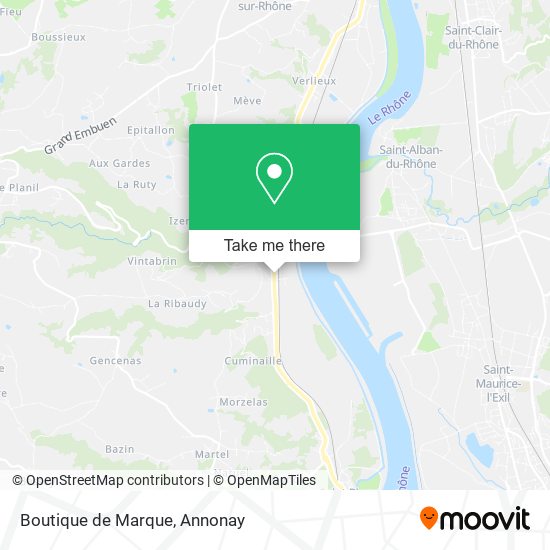 Boutique de Marque map