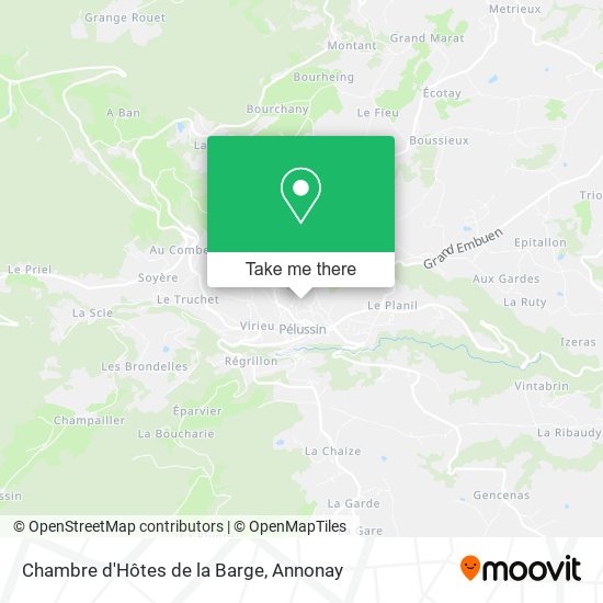 Chambre d'Hôtes de la Barge map