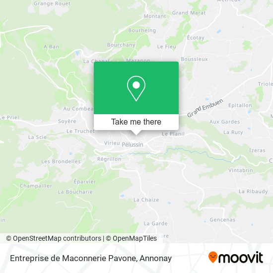 Entreprise de Maconnerie Pavone map