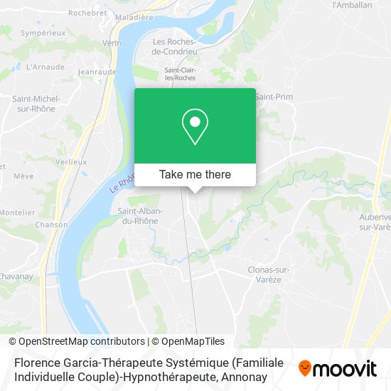 Florence Garcia-Thérapeute Systémique (Familiale Individuelle Couple)-Hypnothérapeute map