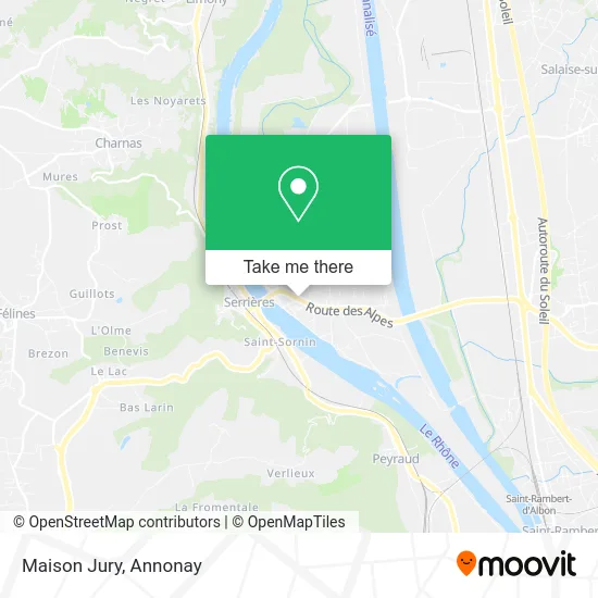Maison Jury map
