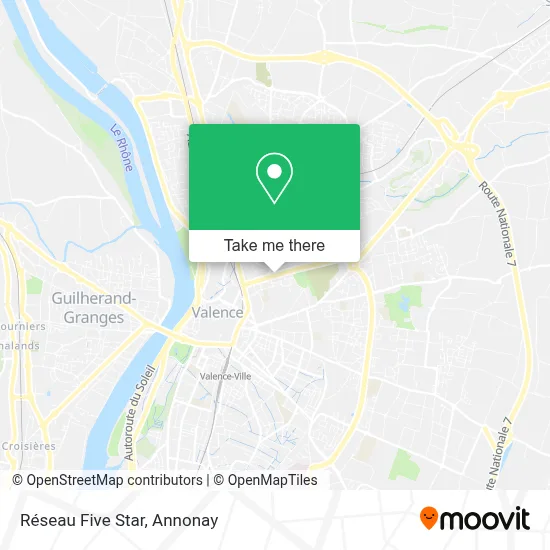 Réseau Five Star map