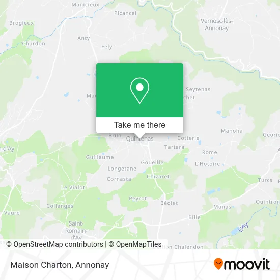 Maison Charton map