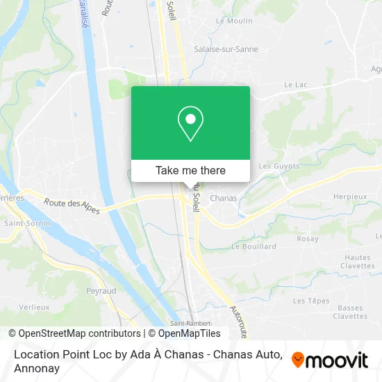 Location Point Loc by Ada À Chanas - Chanas Auto map