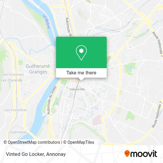 Vinted Go Locker map