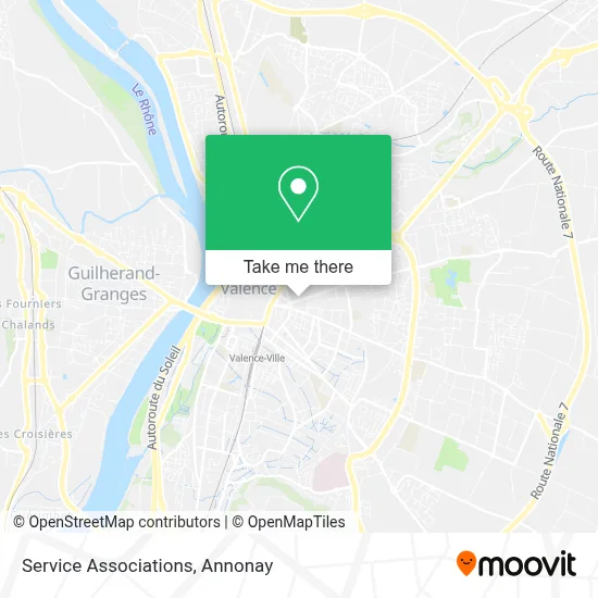 Service Associations map