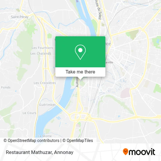 Restaurant Mathuzar map