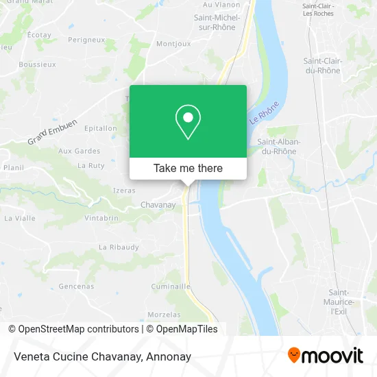 Veneta Cucine Chavanay map