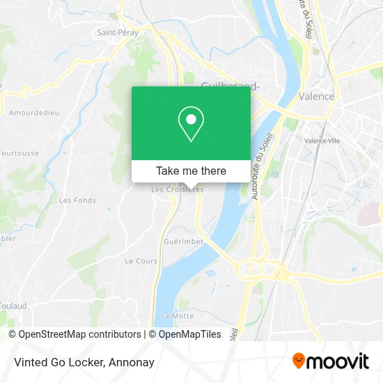 Vinted Go Locker map
