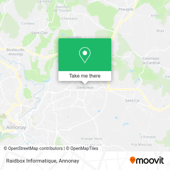 Raidbox Informatique map