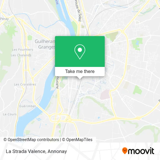 La Strada Valence map
