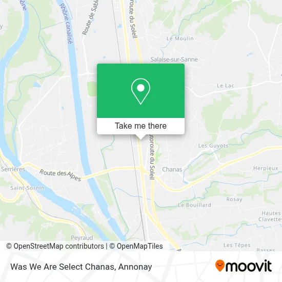Was We Are Select Chanas map