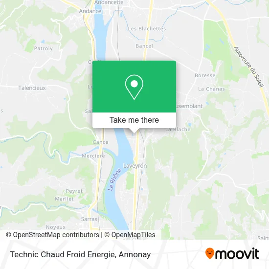 Technic Chaud Froid Energie map