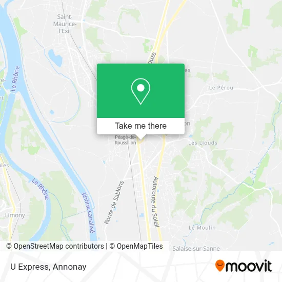 U Express map