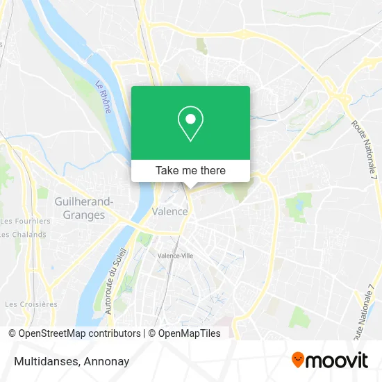 Multidanses map