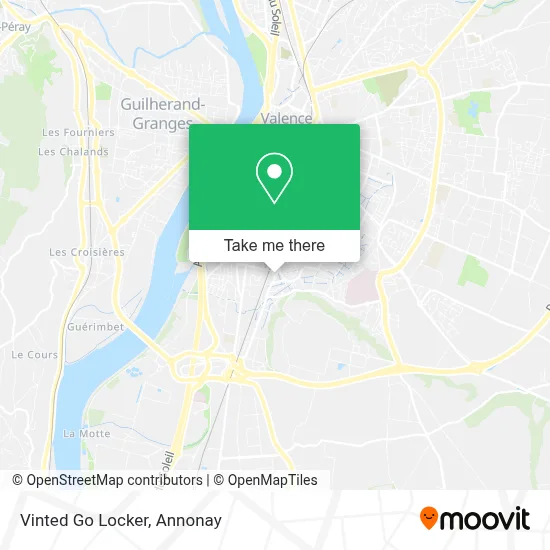 Vinted Go Locker map