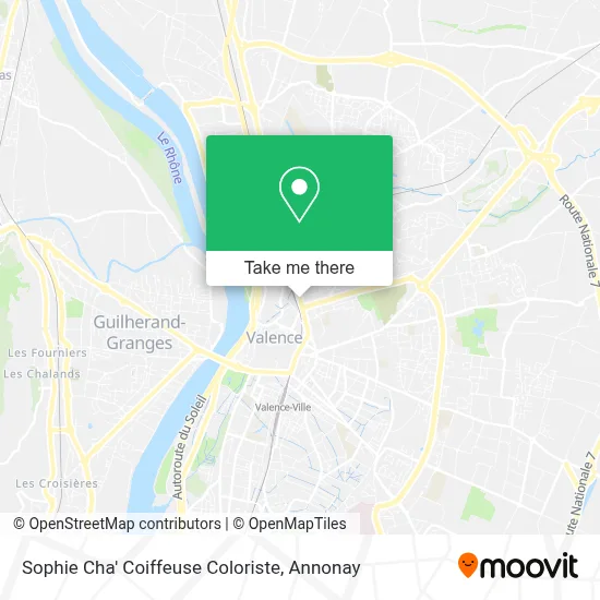 Sophie Cha' Coiffeuse Coloriste map