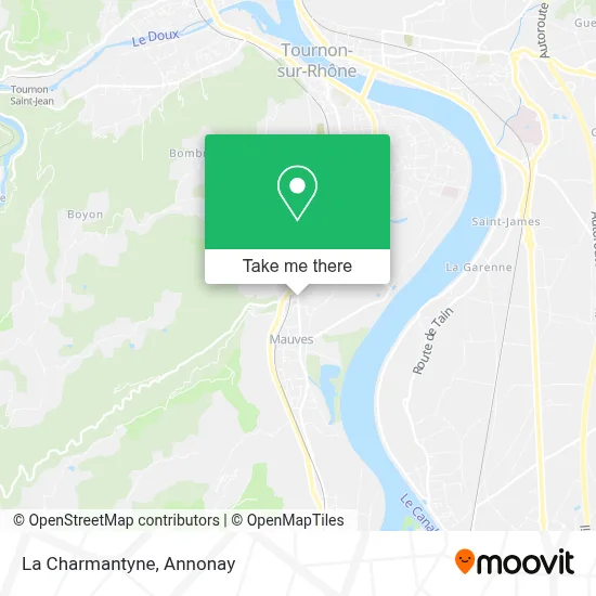 La Charmantyne map