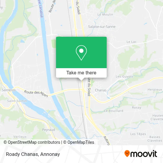 Roady Chanas map