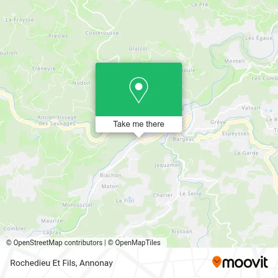 Rochedieu Et Fils map