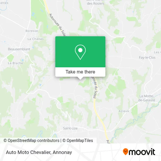 Auto Moto Chevalier map
